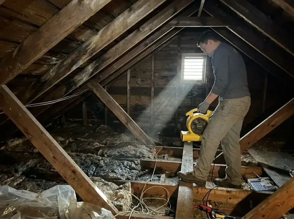 attic-water-damage-drying-proc-007 — frequently asked questions, Emergency Water Extraction & 24/7 Flood Response in Dumas,…